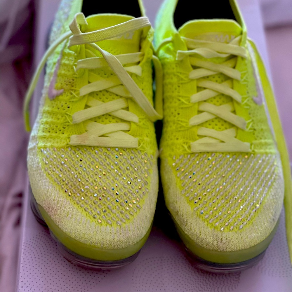 Nike vapor max Swarovski crystal sneakers